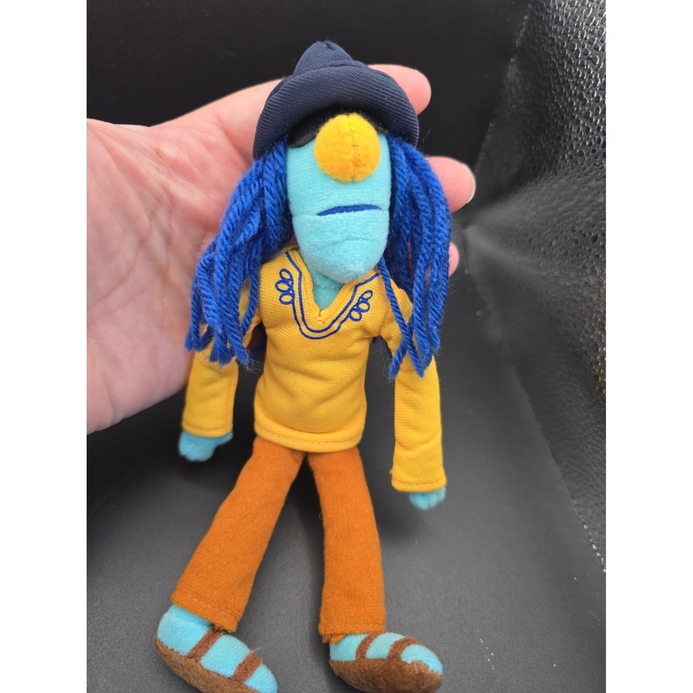 Muppets Zoot Plush Doll Electric Mayhem Band 7" Skinny Small Sababa Toys - Picture 5 of 7